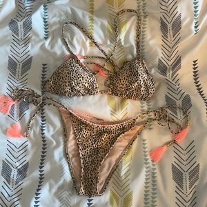Cheetah print bikini